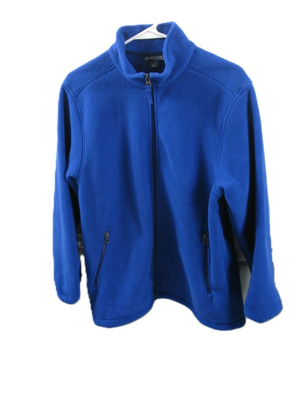Lands' End Men's Blue Zip Fleece Size Medium